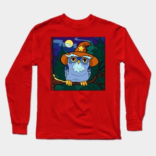 men owl i want for christmas Long Sleeve T-Shirt